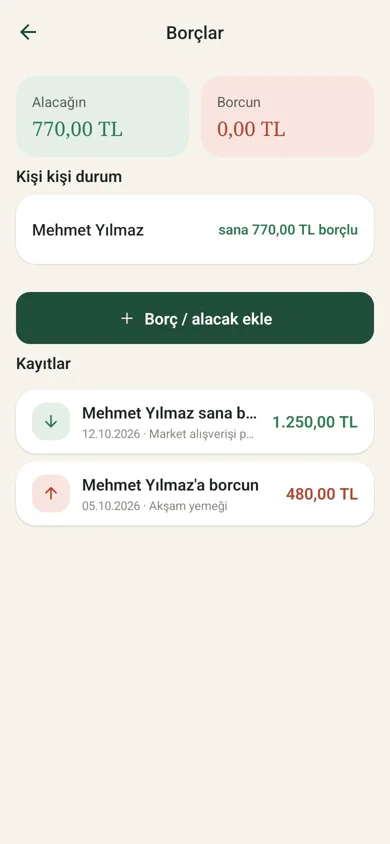 Debts